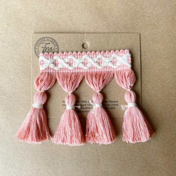 A Frills Tassel Fringe 3.5 IN on a piece of paper.