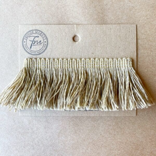 An Outdoor 2IN Cut Brush Fringe with tassels on it.