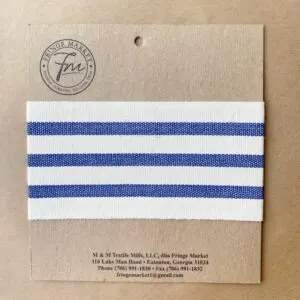 A blue and white stripe on a Santorini 3IN Tapes.