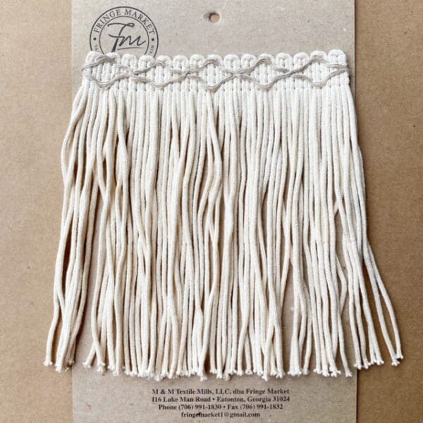 A card with a Chainette Skirt Fringe 8IN on it.