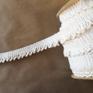 1in Natural Cotton Loop Fringe